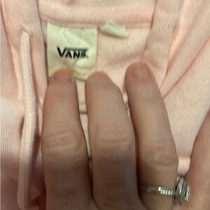 Vans pink cropped Hoodie